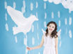 Picture of DOVE FOIL BALLOON 77X66CM